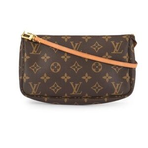 LV handbag. With long strap